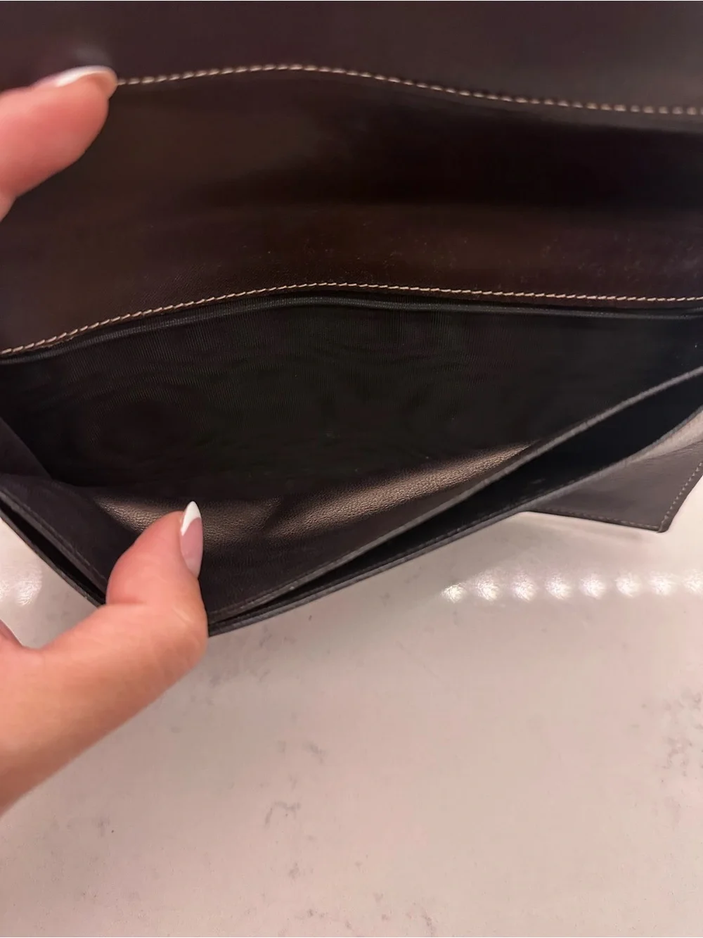 Vintage CELINE long wallet in canvas